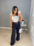 Cropped lacinho no ombro estilo corset - branco - buy online