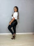 Calça prada modeladora com zíper - preta - comprar online