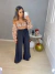 Calça pantalona linho - preta - buy online