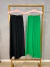 Calça pantalona alfaiararia - verde bandeira