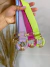 Imagem do Cinto couro com fivela dourada - rosa pink