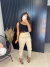 Calça alfaiataria super cós alto insp zara- bege - loja online