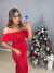 Vestido ciganinha em tricot premium - vermelho - loja online