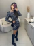Vestido manga longa com costa nua paete - prata