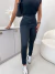 Calça montaria skinny cós alto em ponto roma - preto - buy online
