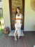Conjunto crochê de saia com babados e top - areia - Amor de Peça - Looks Femininos Estilosos, Loja de Roupa Feminina Online