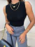 Body tricot gola alta - preto - comprar online