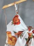 Conjunto floral - saia e cropped branco - online store