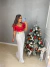 Cropped manguinha princesa com lurex - vermelho - buy online