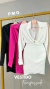 Imagem do Vestido transpassado no crepe - off white