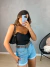 Image of Corset no poliamida suplex - preto