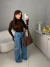 Blusa cacharrel tricot premium com zíper e manga de dedinho - marrom café - Amor de Peça - Looks Femininos Estilosos, Loja de Roupa Feminina Online