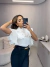 Blusa com babados e renda guirpir - off white na internet