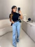 Calça jeans wide leg ( 28000 ) - Lavagem clara - comprar online