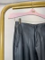 Calça de couro pu reta insp zara - preto - loja online
