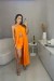 Conjunto verão túnica com short - laranja