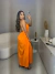 Conjunto verão túnica com short - laranja na internet