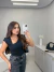 Imagem do Blusa canelada com decote diagonal - preto