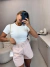 Short de alfaiataria com cinto - nude - comprar online