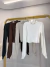 Max Cropped tricot premium manga puffer - off White na internet