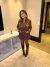 Imagem do Trijunto alfaiataria com blazer cropped e saia - marrom