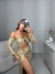 Conjunto búzios - saia e cropped dourado - comprar online