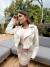 Blusa regata tricot modal premium - creme - loja online