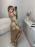 Conjunto búzios - saia e cropped dourado - loja online