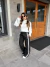 Max Cropped tricot premium manga puffer - off White - loja online