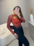 Imagem do Body manga longa tule com detalhe no busto - terracota