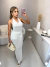 Vestido saída crochê - branco on internet
