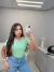 Imagem do Blusa canelada premium com manguinha - verde água