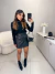 Saia de couro com cinto e zíper frontal - preto - Amor de Peça - Looks Femininos Estilosos, Loja de Roupa Feminina Online
