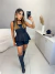 Conjunto alfaiataria short e blusa assimétrica - preto - Amor de Peça - Looks Femininos Estilosos, Loja de Roupa Feminina Online