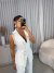 Conjunto de calça e colete frente única premium - off white - Amor de Peça - Looks Femininos Estilosos, Loja de Roupa Feminina Online