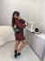 Conjunto de camisa manga longa e short - marrom - Amor de Peça - Looks Femininos Estilosos, Loja de Roupa Feminina Online