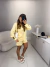 Conjunto de camisa manga longa e short - amarelo - Amor de Peça - Looks Femininos Estilosos, Loja de Roupa Feminina Online