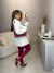 Calça fuseau " legging do pezinho " premium - bordô - buy online