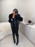 Casaco de pelo importado - preto - loja online