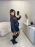 Blazer tweed fios lurex - azul marinho na internet