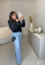 Calça jeans wide leg com modelagem e elastano 28100- lavagem clara - comprar online