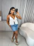 Blusa batinha com renda guirpir - off white