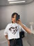 Cropped t-shirt boho vaquinha - off white - loja online