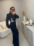 Blazer em alfaiataria com aplicação pedraria luxo - preto - loja online