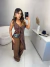 Blusa bata boho em malha com amarração frontal - nude - Amor de Peça - Looks Femininos Estilosos, Loja de Roupa Feminina Online