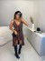 Imagem do Blusa bata boho em malha com amarração frontal - nude