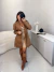 Vestido de alcinha com strass - nude - loja online