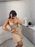 Imagem do Vestido de alcinha com strass - nude