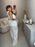 Blusa alça cruzada em alfaiataria - off white - Amor de Peça - Looks Femininos Estilosos, Loja de Roupa Feminina Online