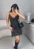 Vestido de alcinha com strass - preto - buy online